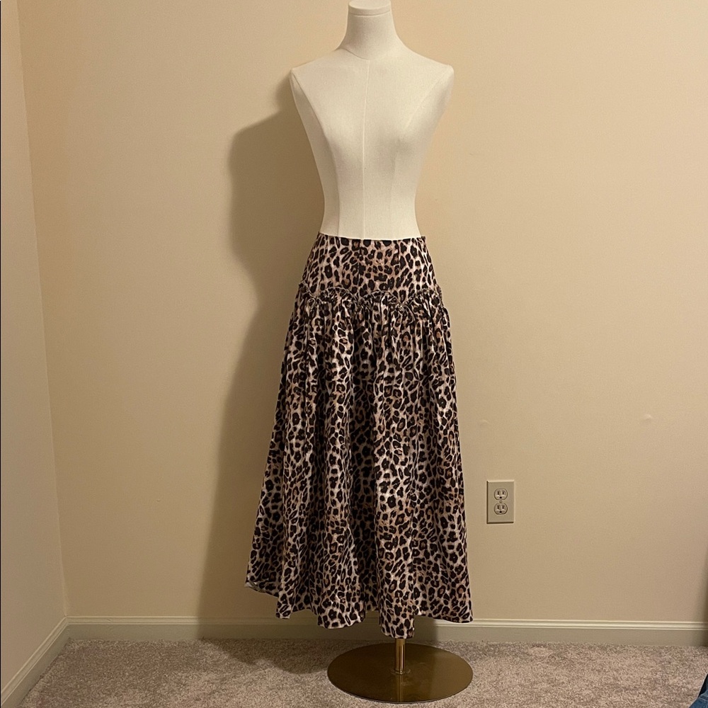 Anthropologie mare mare basque waist skirt
